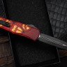 Microtech Knives Mini Hera Jack-o'-Lantern Halloween D/E M390MK Signature Series 1702M-1HWJLS