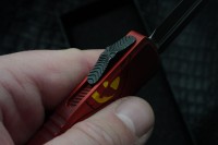 Microtech Knives Mini Hera Jack-o'-Lantern Halloween D/E M390MK Signature Series 1702M-1HWJLS