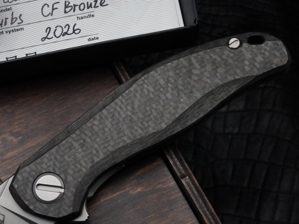 Shirogorov Stellar CF Double BRONZE (M390, MRBS)