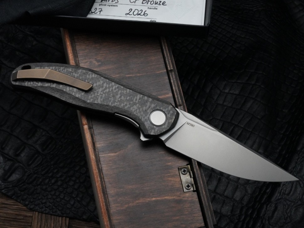 Shirogorov Stellar CF Double BRONZE (M390, MRBS)