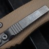 Microtech Amphibian RAM LOK Tan Fluted G-10 & Partial Serrated Apocalyptic M390MK 137RL-11APFLGTTA