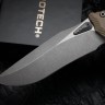 Microtech Amphibian RAM LOK Tan Fluted G-10 & Apocalyptic M390MK 137RL-10APFLGTTA