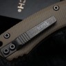 Microtech Amphibian RAM LOK Tan Fluted G-10 & Apocalyptic M390MK 137RL-10APFLGTTA
