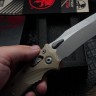 Microtech Amphibian RAM LOK Tan Fluted G-10 & Apocalyptic M390MK 137RL-10APFLGTTA