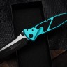 Microtech Socom Elite Tanto Edge Manual Turquoise Standard 161-1TQ