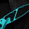 Microtech Socom Elite Tanto Edge Manual Turquoise Standard 161-1TQ