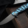 Shirogorov F95 T BLUE (M390, Ti, MRBS)