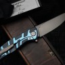 Shirogorov F95 T BLUE (M390, Ti, MRBS)