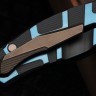 Shirogorov F95 T BLUE (M390, Ti, MRBS)