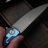 Shirogorov F95 T BLUE (M390, Ti, MRBS)