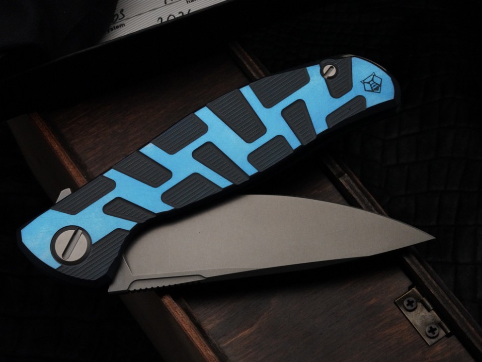 Shirogorov F95 T BLUE (M390, Ti, MRBS)