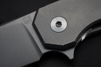 Uldanov R1 custom knife #25 (204P, Ti, Timascus)