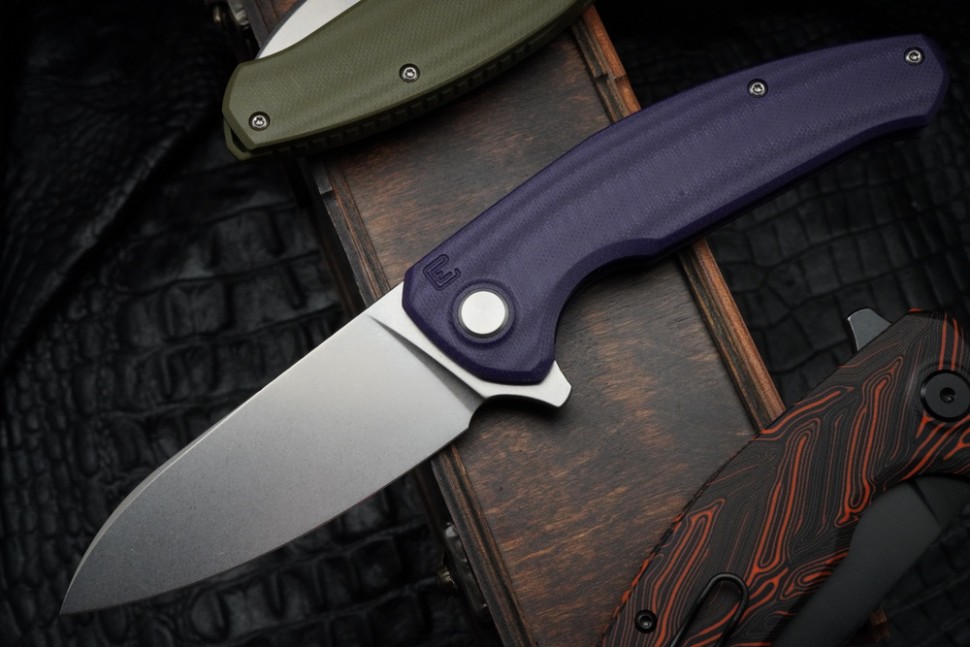 CKF Echo Natriks VIOLET (S35VN, G10, Pozdnyakov Design)