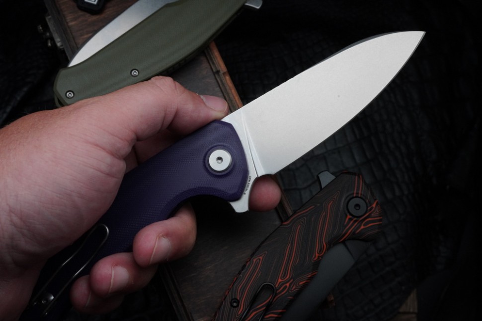 CKF Echo Natriks VIOLET (S35VN, G10, Pozdnyakov Design)