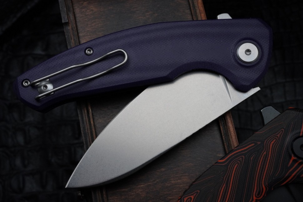 CKF Echo Natriks VIOLET (S35VN, G10, Pozdnyakov Design)