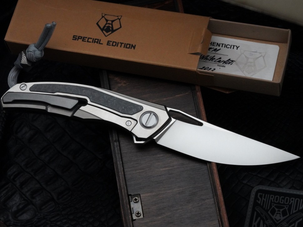 Shirogorov Quantum WKM - S90V - White CarboTi