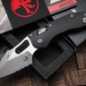 Microtech Knives Manual Stitch RAM LOK Fluted Black G-10 & Partial Serrated M390MK Apocalyptic Standard 169RL-11APFLGTBK