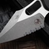 Microtech Knives Manual Stitch RAM LOK Fluted Black G-10 & Partial Serrated M390MK Apocalyptic Standard 169RL-11APFLGTBK