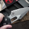 Microtech Knives Manual Stitch RAM LOK Fluted Black G-10 & Partial Serrated M390MK Apocalyptic Standard 169RL-11APFLGTBK