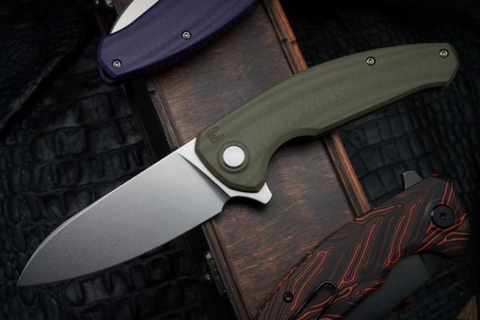 CKF Echo Natriks GREEN (S35VN, G10, Pozdnyakov Design)