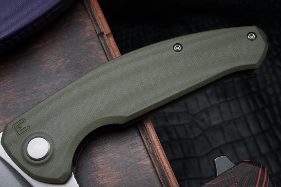 CKF Echo Natriks GREEN (S35VN, G10, Pozdnyakov Design)