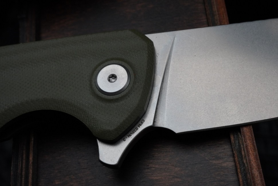 CKF Echo Natriks GREEN (S35VN, G10, Pozdnyakov Design)