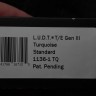 Microtech Knives LUDT Gen III Black Tanto w/ Turquoise Handle 1136-1TQ