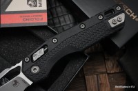 Microtech Knives MSI RAM LOK Black Polymer &amp; M390MK Apocalyptic Standard 210T-10APPMBK