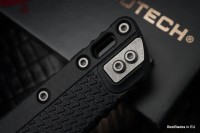 Microtech Knives MSI RAM LOK Black Polymer &amp; M390MK Apocalyptic Standard 210T-10APPMBK