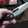 Microtech Knives MSI RAM LOK Black Polymer & M390MK Apocalyptic Standard 210T-10APPMBK