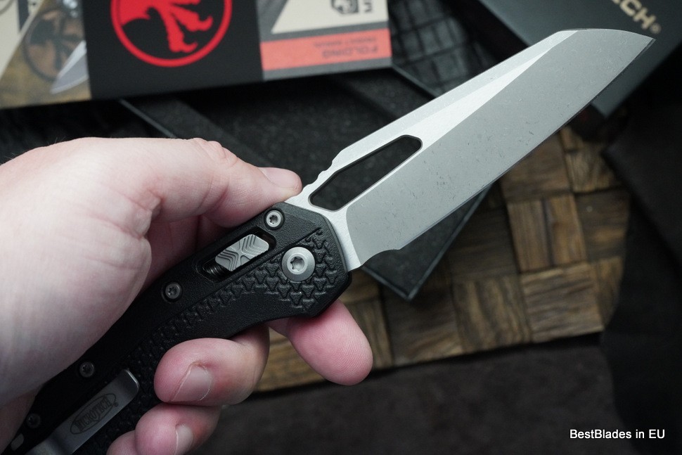 Microtech Knives MSI RAM LOK Black Polymer & M390MK Apocalyptic Standard 210T-10APPMBK